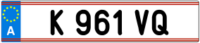 Truck License Plate